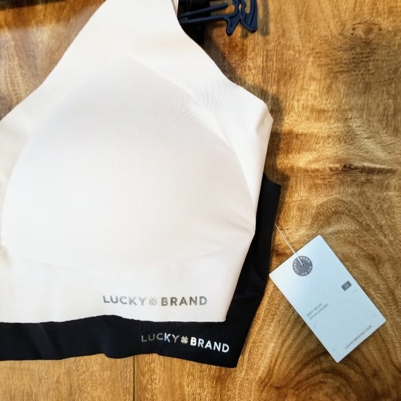 Lucky Brand Other - LUCKY BRAND Nude & Black Bralettes Size M NWT